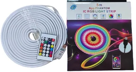 Miniatura 4 de Cinta Rgb Neon De 5m Led Bluetooth